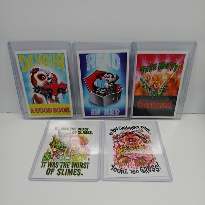 2022 GARBAGE PAIL KIDS BOOKWORMS 5 CARD BOOK MARKED! FRESH!! GPK