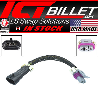ICT Billet LS Gen IV Crankshaft Position Sensor to Gen III Harness Adapter - 6