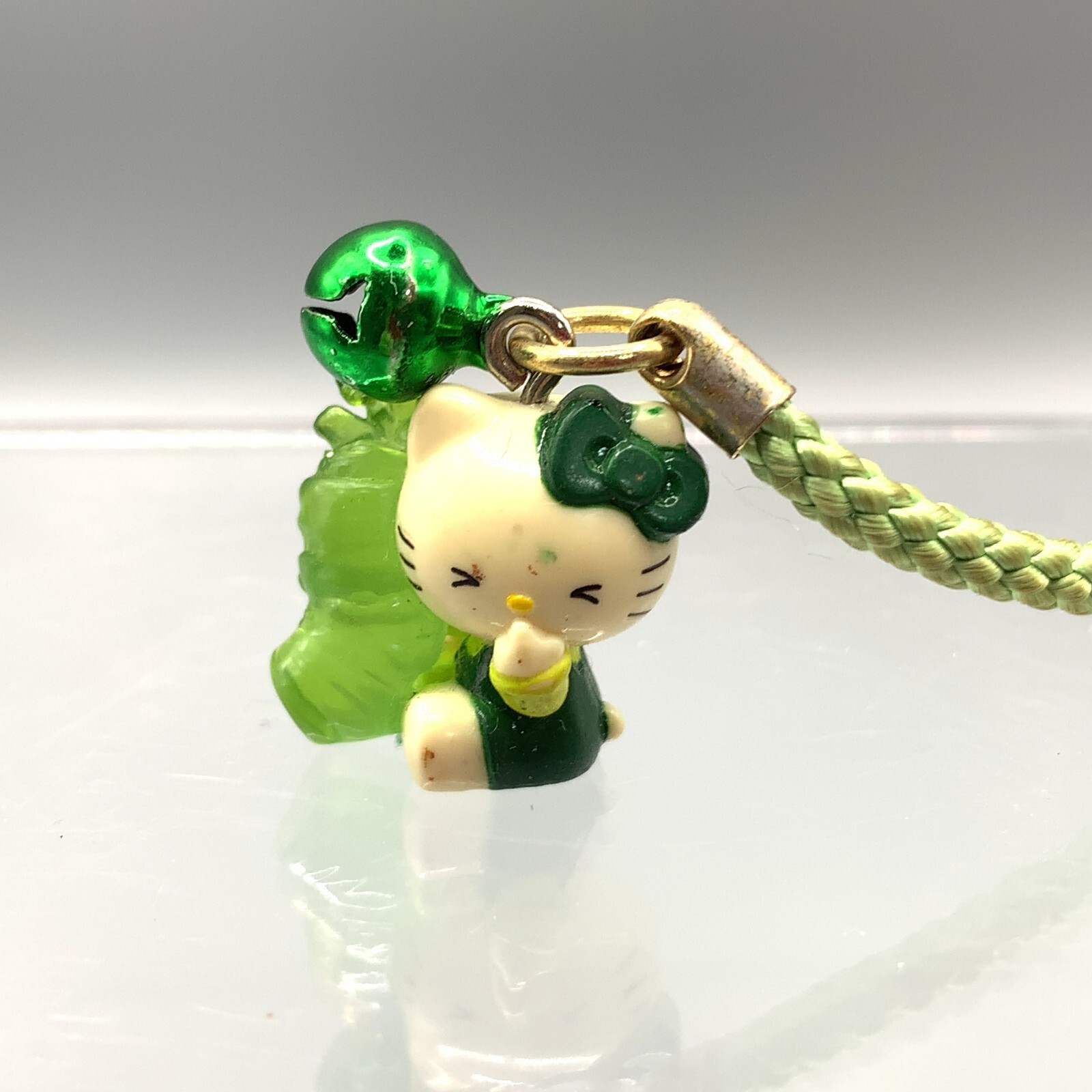 Hello Kitty Keychain Sanrio NetsukeStrap Wasabi Izu Shizuoka Hello Kitty Keychain Sanrio NetsukeStrap Wasabi Izu Shizuoka