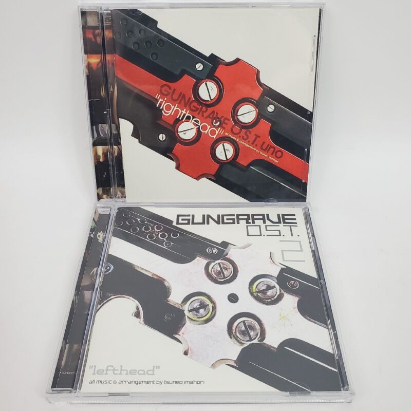 2004 Gungrave Original OST 1 & 2 Soundtrack CDs Tsuneo Imahori  Pioneer Geneon