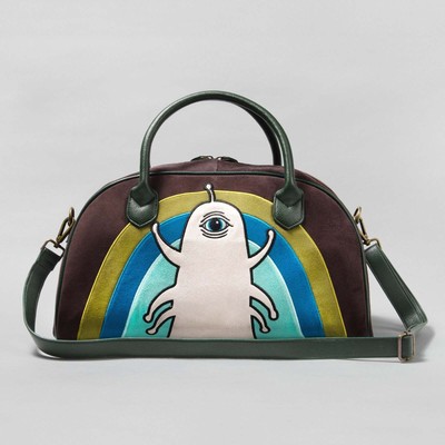 YUKO HIGUCHI HITOTSUME(One-eyed)-CHAN BOSTON BAG NEW GUCCI JAPANESE ARTIST COOL!