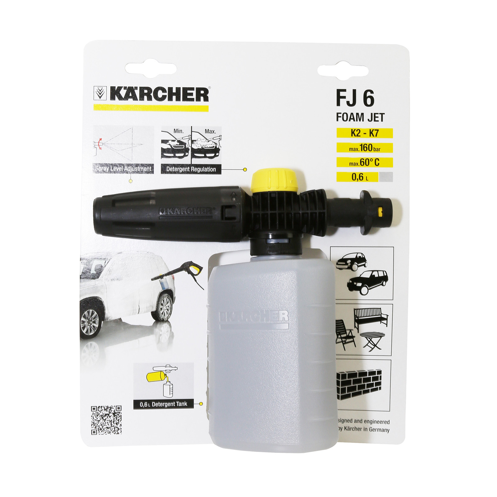 Genuine Karcher Adjustable Car Valet Snow Foam Lance Bottle 0.6L For K2 K3 K4 eBay