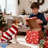 HRTTSY Dog Christmas Sweater Cute Reindeer Cat Puppy Sweaters Soft Warm Fall Winter Dogs Clothes Striped Ugly Xmas Pet Sweatshirt Knitted Doggie Vest Outfits for Small Medium Large Dogs(Reindeer,XS)