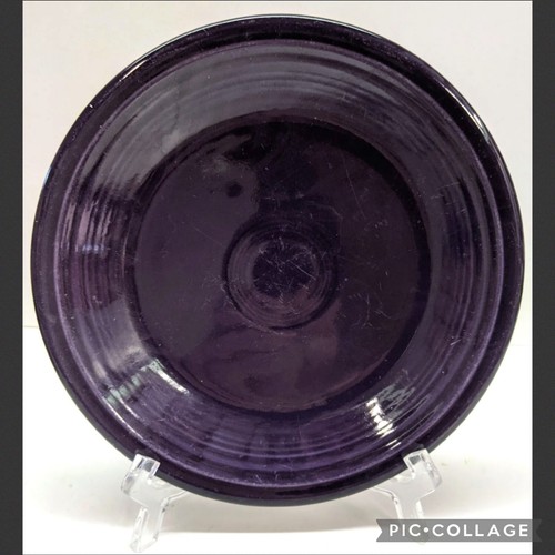 Fiestaware "Plum" Deep Purple Salad Plate Retired Fiesta Din