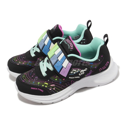 Skechers Jumpsters 2.0-Skech Tunes Черные, разноцветные, повседневные для детей дошкольного возраста 302219-LBKMT