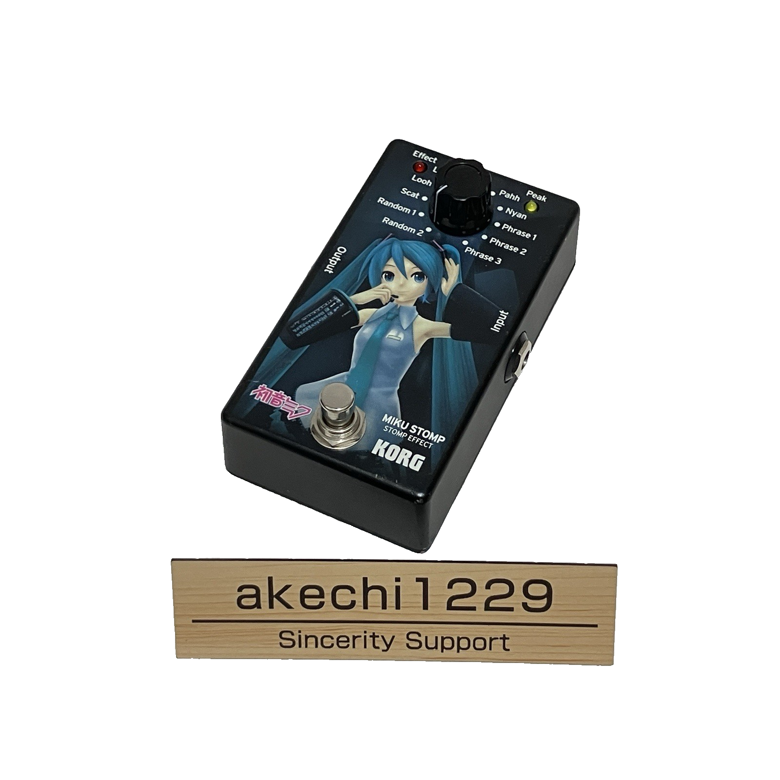 KORG KB10 Hatsune Miku Stomp Vocaloid Guitar Effect Pedal