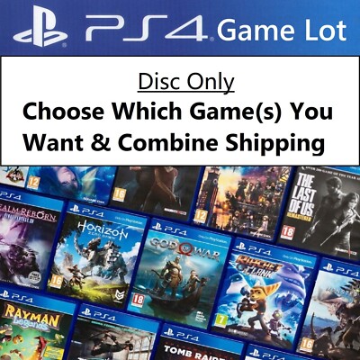 PlayStation 4 DISC ONLY-Choose Your Game(s)-Combine Shipping-Read Description