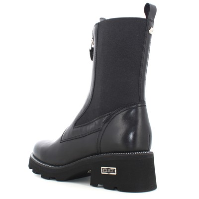 Pre-owned Cult A24us Women's Combat Boots With Platform Clw392900 Grace 3929 Mid W Leather In Black