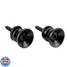 Musiclily Metal Guitar Small Strap Buttons End Pins for Fender Style Acoustic Electric Guitar Bass Ukulele,Black(Pack of 2)