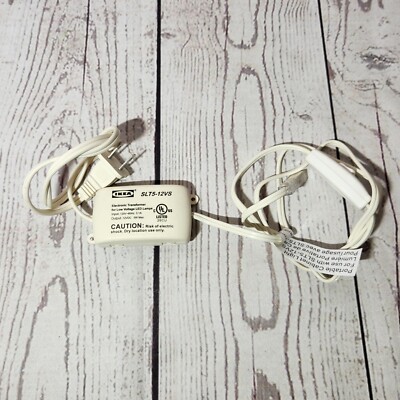IKEA SLT5-12VS Power Supply Adapter Electronic Transformer Low Voltage LED Lamps