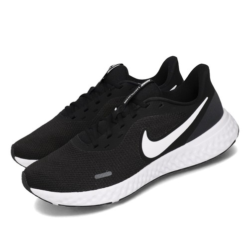 

Мужские кроссовки Nike Revolution 5 Black White Anthracite BQ3204-002, Черный, Nike Revolution 5