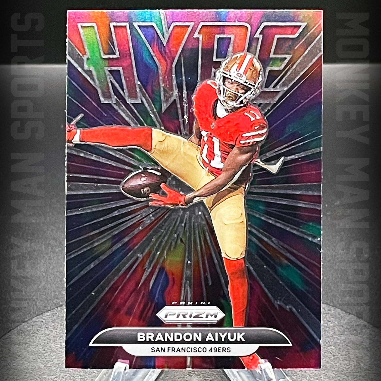 2021 Prizm - Brandon Aiyuk - HYPE #H-8 49ERS MINT