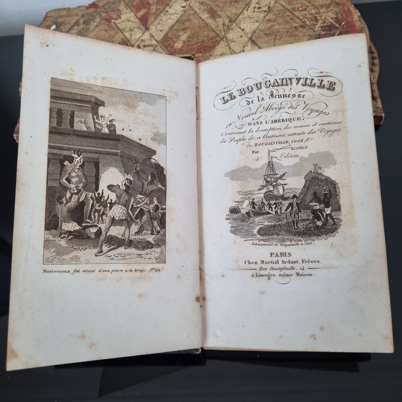 Le Bougainville Voyage Dans L'AmÃ©Rique Livre 1840 Ardant Gravures Book America