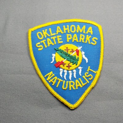 Oklahoma OK State Parks Naturalist 4'' Shoulder Conservation Patch