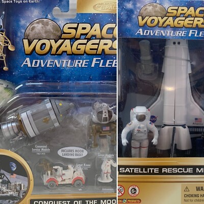 Space Voyagers Adventure Fleet Bundle ~ Conquest of the Moon & Satellite Rescue