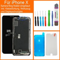 Display für iPhone X 10 Glas Retina LCD Profi-Werkzeugset Schwarz Black