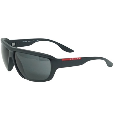 Pre-owned Prada Sport Ps09vs 1bo06f Black Sunglasses In Gray