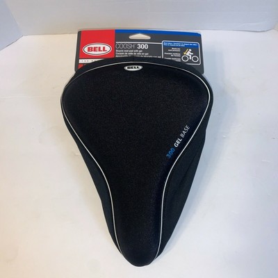 Seat Cushion Bell Sports Coosh 300 Gel Base Bike Seats Pad Black Cover !
