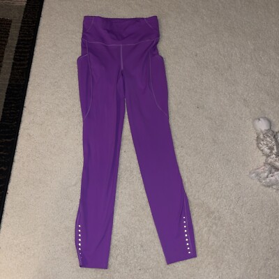 lululemon Align  High-Rise Pant 25'' Sz4 W/ Pocket NEW No Tag Purple Pinkish