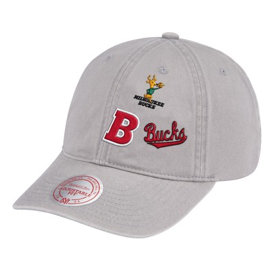 Шляпа с ремешком Milwaukee Bucks Patch Work, серая, Один размер