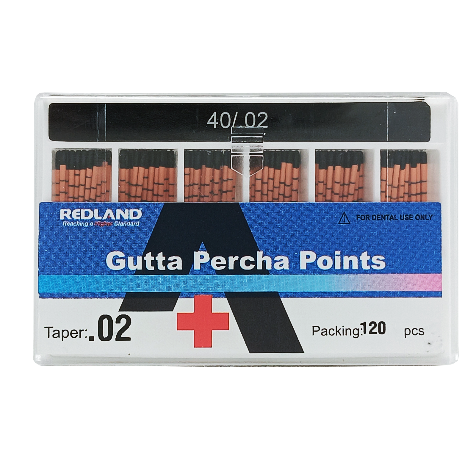 REDLAND MM Marked Endodontic Gutta Percha Point .02/.04/.06 Taper All Size 15-40
