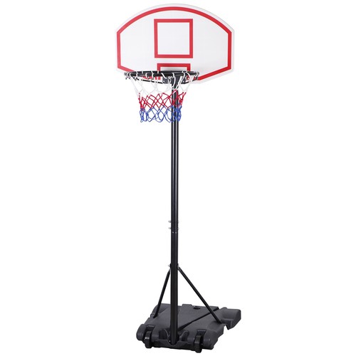 Basketball Hoop Outdoor Adjustable 5.5-7 Ft Portable Basketball Goals Stand Kids