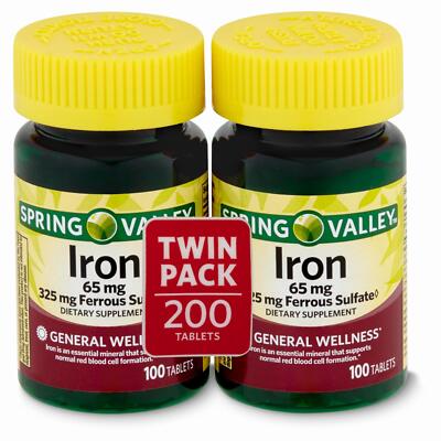 65 Mg, 200 Ct Total Tablets Pills Tablet - Free Ship..