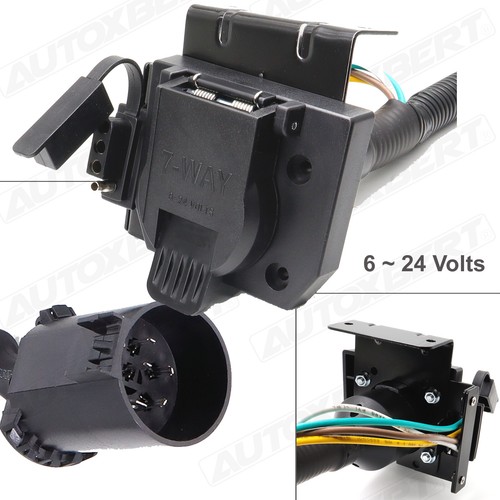 Multi Tow 7 Way Trailer 4 Pin Flat Connector Plug Adapter For Silverado USCAR OE