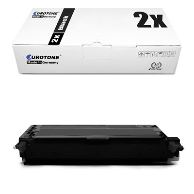 2x Toner für Lexmark X 560 wie 0X560H2KG Kartuschen Cartridges BLACK