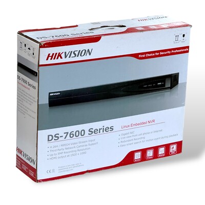 Used HIKVision DS-7600 Series Embedded NVR DS-7604NI-SE/P