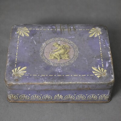 Boîte métal McVities & Prices Anges vintage anglais