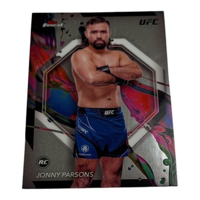 2024 Topps Finest UFC Jonny Parsons Rookie Card RC #10 Common Welterweight Card