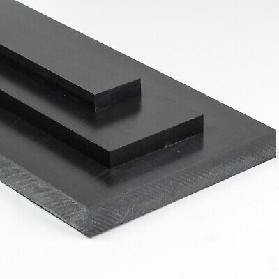 POM Platte Stärke 12mm schwarz Länge x Breite wählbar POM-C Zuschnitt Kunststoff