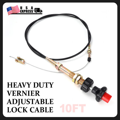 10FT For VCGTX10 Truck Equipment Heavy Duty Vernier Red Adjustable Lock Cable