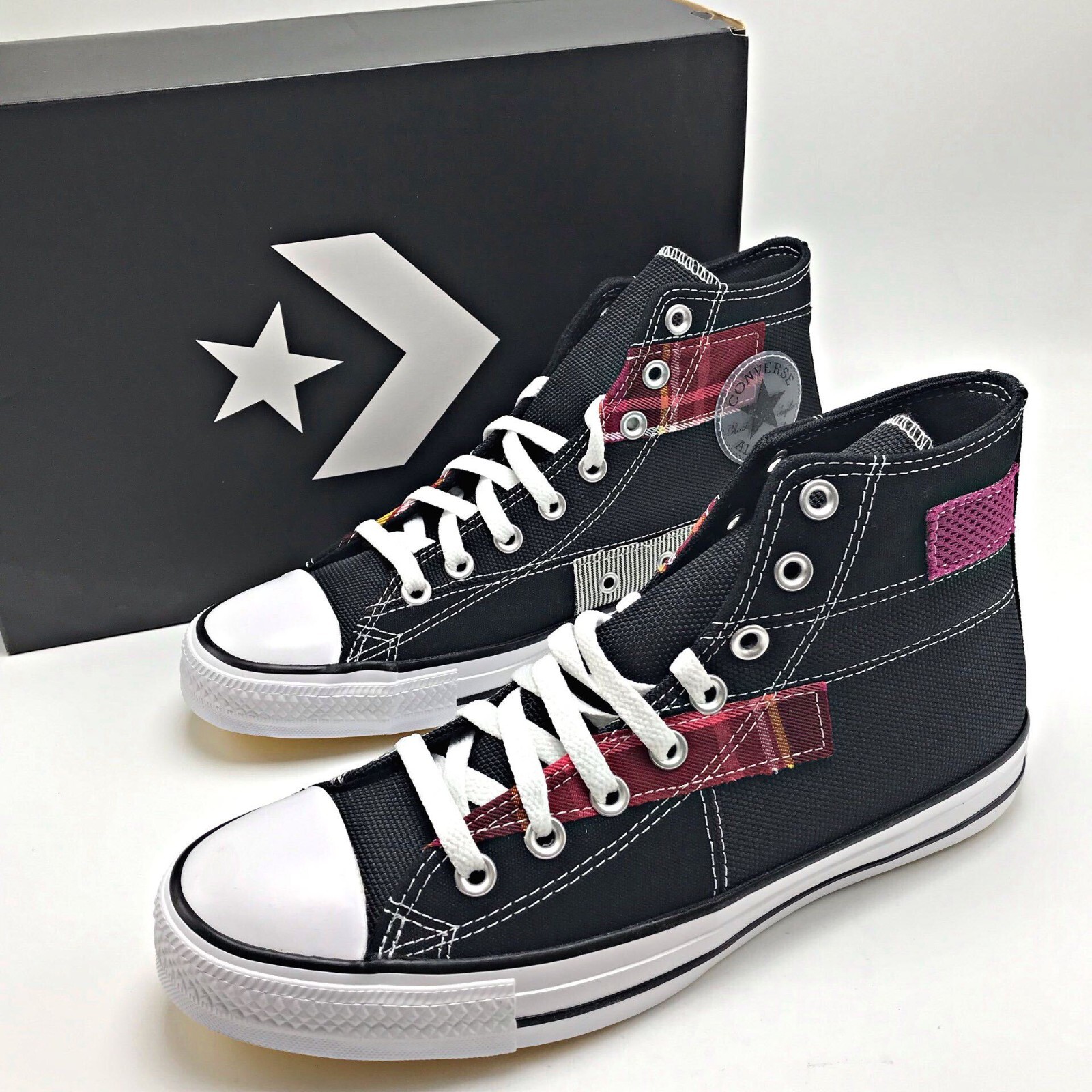 NEW* Unisex Converse CTAS HI Contrast Patches Skate Sneakers