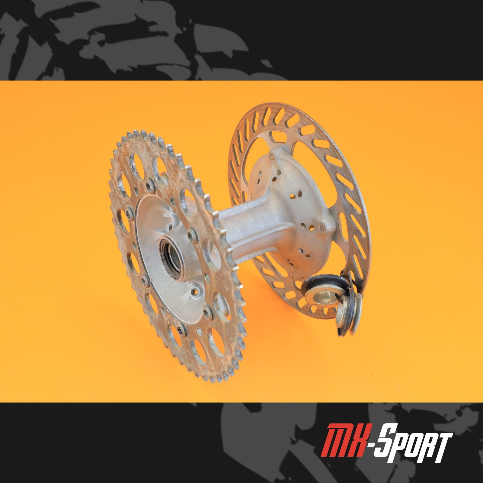 04-06 2004 RMZ250 RMZ 250 OEM Rear Wheel Hub Rim Rotor Sprocket K4103-40004