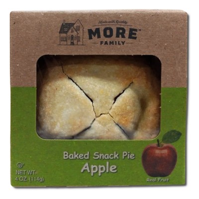 Baked Snack Pie Value Pack |  4 Ounce | Pack of 6 (Apple)