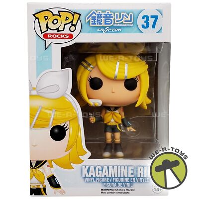 Funko Pop Rocks Kagamine Rin Vinyl Figure #37 Crypton Future