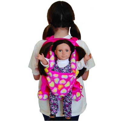 Child39s Backpack amp Doll Carrier Sleeping Bag For 18quot American Girl Clothes Pink