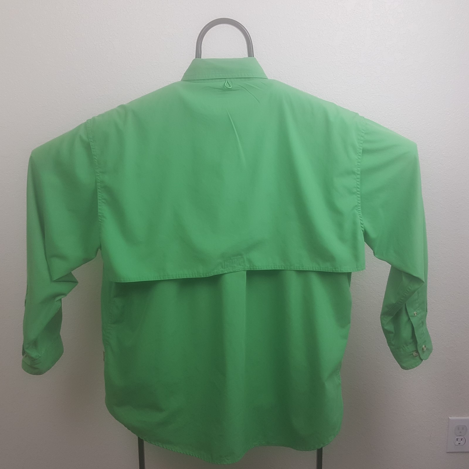 Mens Magellan Long Sleeve Fishing Shirt Green Size XL