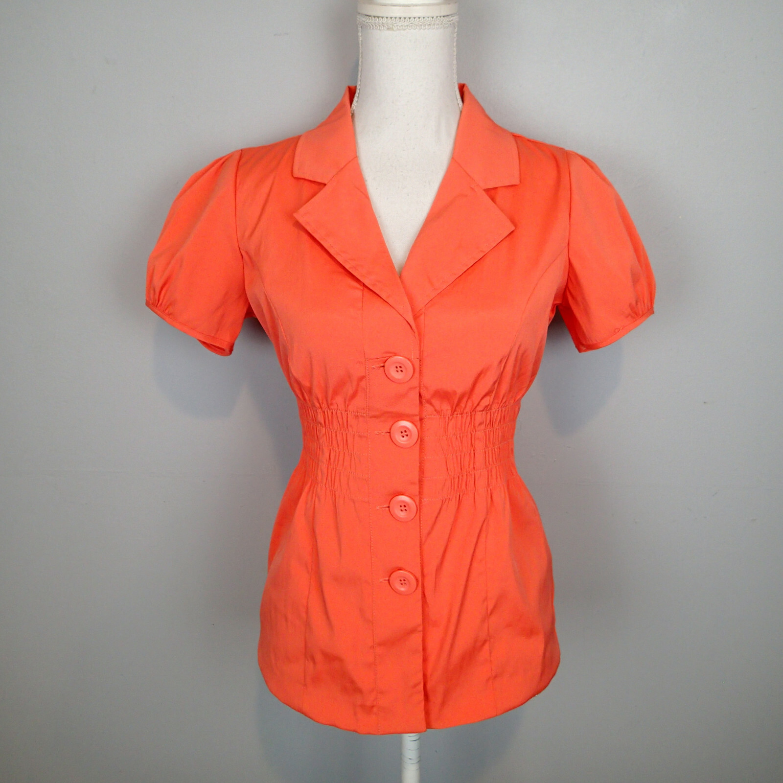 売れ筋商品|||ドライコーン シャツ レディース トップス CLOELIA - Button-down blouse - orange antilia femme blouse Orange Size s button down shirt top