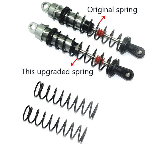 Metal Rear Shock Absorber Spring 109mm for LOSI 1:6 SUPER