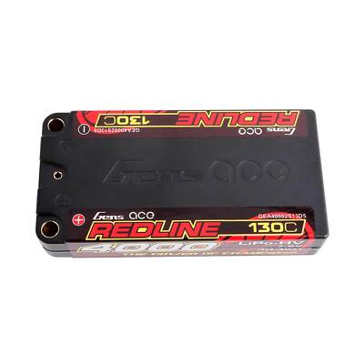 Gens ace Redline 2S1P HV 7.6V 4000mAh LCG shorty 5mm bullet GEA40002S13D5 Car