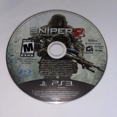 SNIPER 2 GHOST WARRIOR (PLAYSTATION 3) PS3 NTSC GAME DISC ONLY ~TESTED~