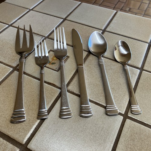 CAMBRIDGE CODIE GLOSSY STAINLESS STEEL FLATWARE YOU CHOOSE ITEM