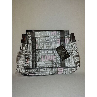 New Miche Prima Shell Large Hope Shannon Pink Gray White Breast Cancer Awareness