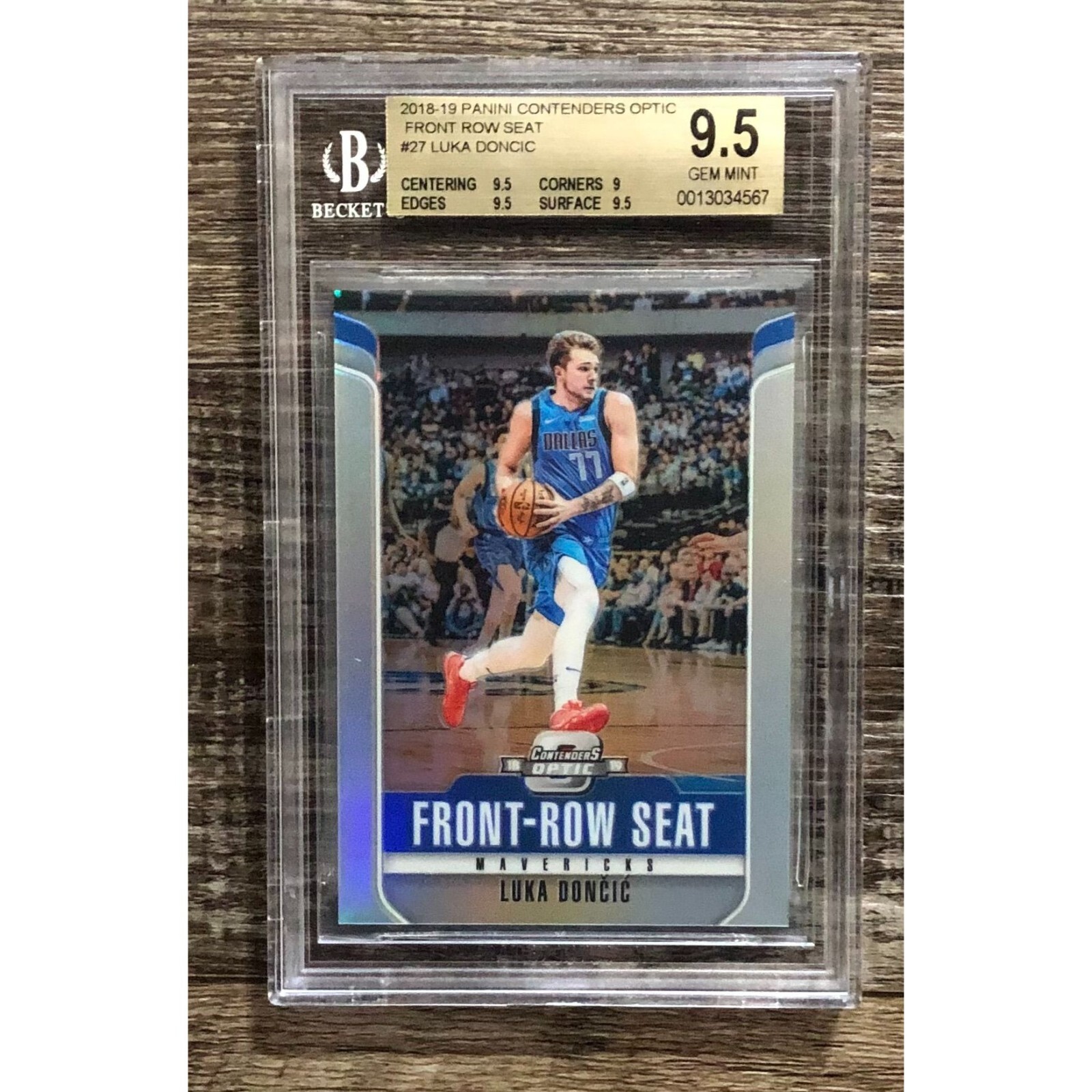 Luka Doncic Contenders Optic RC Silver