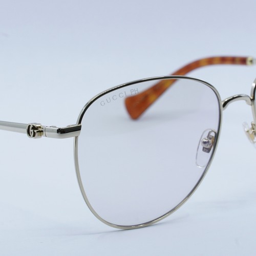 Pre-owned Gucci Gg1419s 004 Gold/transparent Photochromatic 6061-15-145 Sunglasses ... In Brown