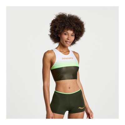 

Укороченный топ Saucony Women Elite Umbra  Apparel
