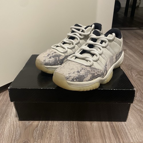 Size 8.5 - Jordan 11 Retro Low Light Bone Snakeskin 2019